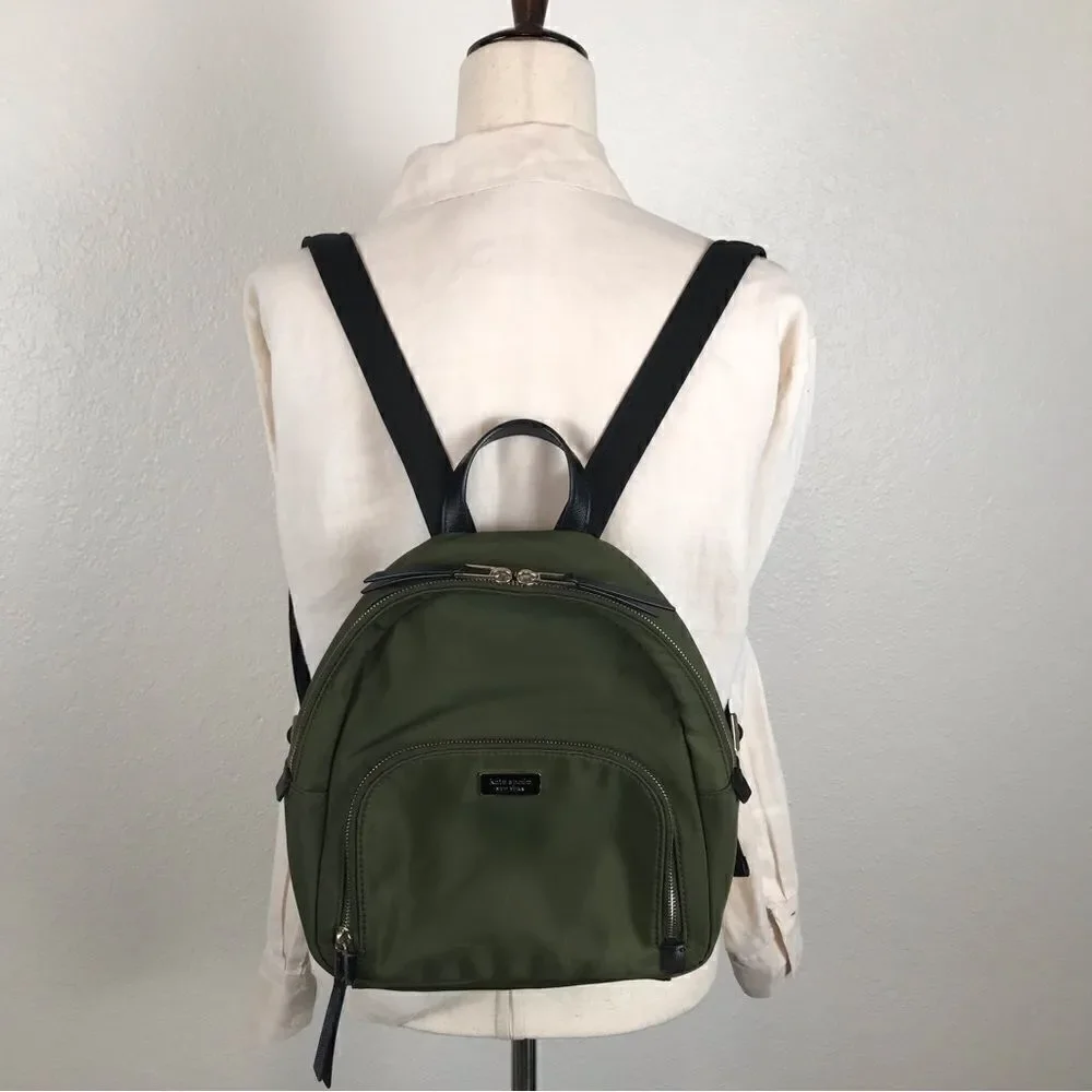 Kate Spade‎ New York Dawn sapling green nylon medium size backpack